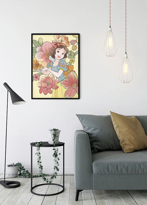 Wandbild - Snow White Flowers