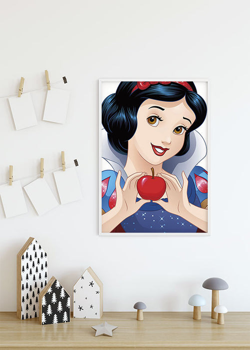 Komar NEU | Wandbild - Snow White Portrait - Größe 30 x 40 cm