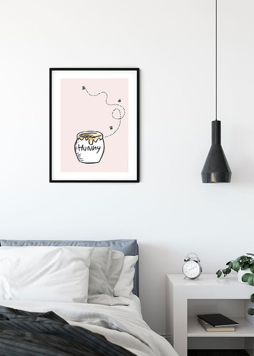 Komar NEU | Wandbild - Winnie the Pooh Hunny Pot - Größe 50 x 70 cm