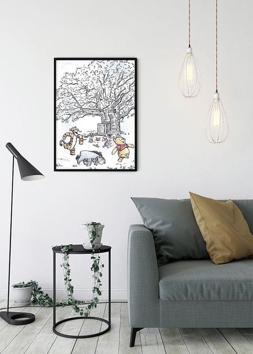 Komar NEU | Wandbild - Winnie the Pooh Playground - Größe 30 x 40 cm