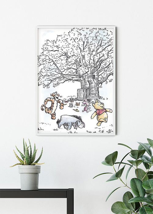 Komar NEU | Wandbild - Winnie the Pooh Playground - Größe 30 x 40 cm