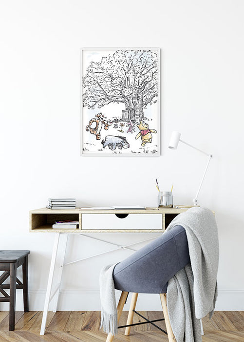 Komar NEU | Wandbild - Winnie the Pooh Playground - Größe 40 x 50 cm