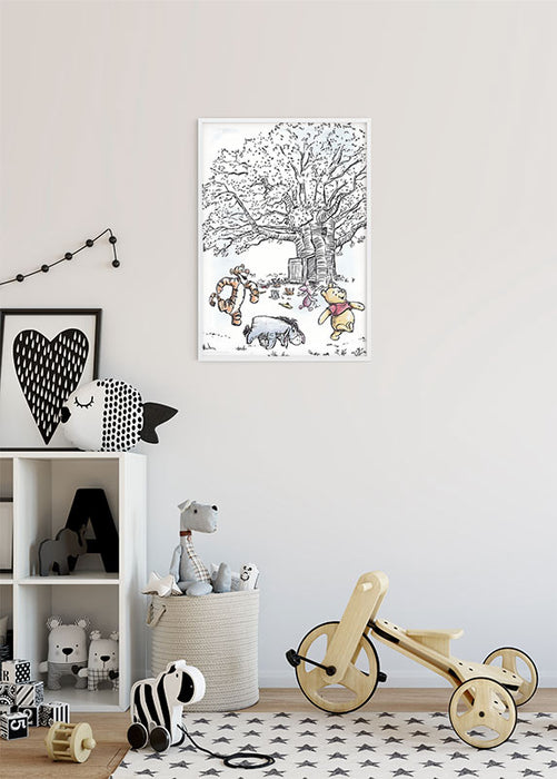Wandbild - Winnie the Pooh Playground