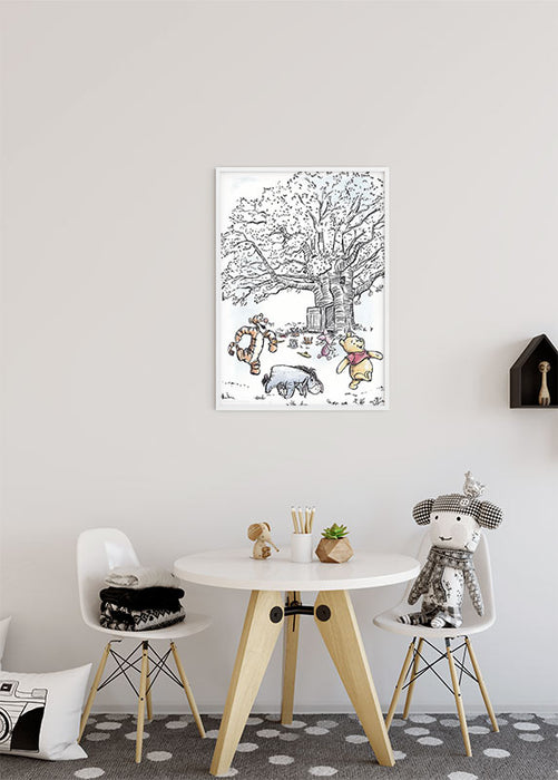 Wandbild - Winnie the Pooh Playground