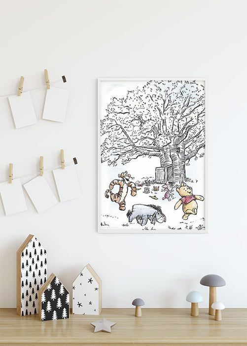 Komar NEU | Wandbild - Winnie the Pooh Playground - Größe 40 x 50 cm