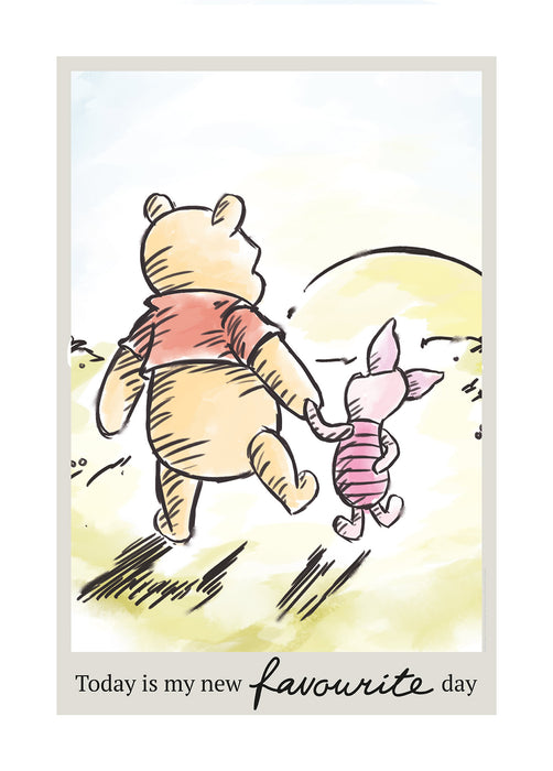 Komar NEU | Wandbild - Winnie the Pooh Today - Größe 50 x 70 cm