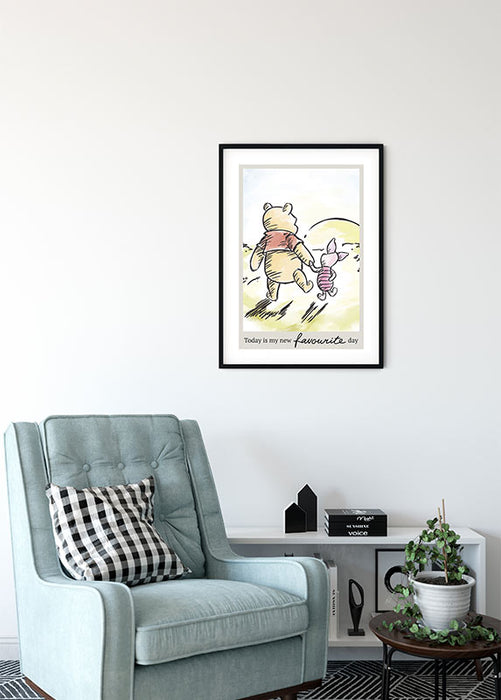 Komar NEU | Wandbild - Winnie the Pooh Today - Größe 40 x 50 cm