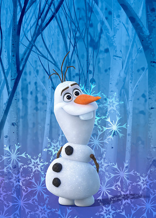 Wandbild - Frozen Olaf Crystal