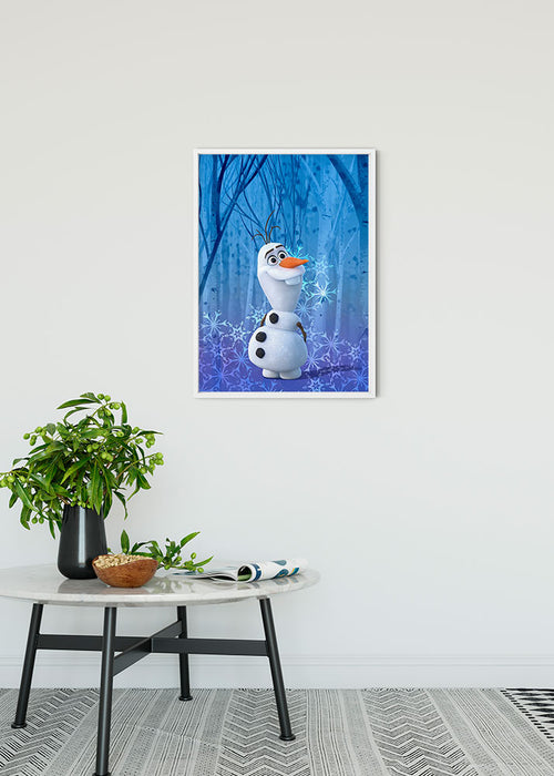 Wandbild - Frozen Olaf Crystal