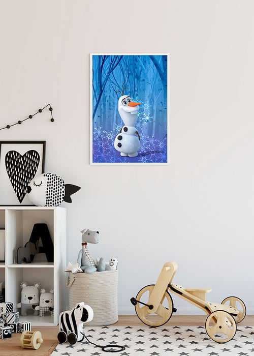 Wandbild - Frozen Olaf Crystal