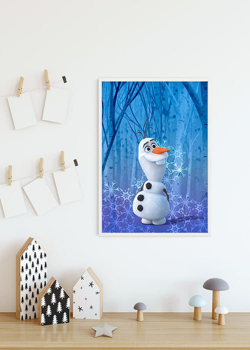 Komar NEU | Wandbild - Frozen Olaf Crystal - Größe 50 x 70 cm