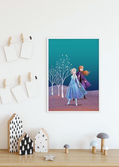 Komar NEU | Wandbild - Frozen Sisters - Größe 30 x 40 cm