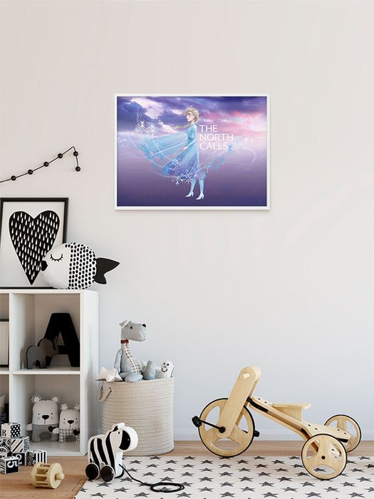 Wandbild - Frozen Elsa The North Calls