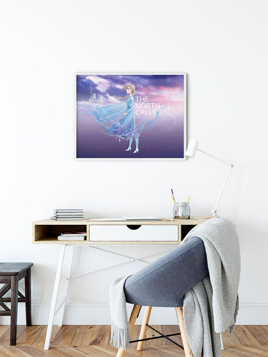 Wandbild - Frozen Elsa The North Calls