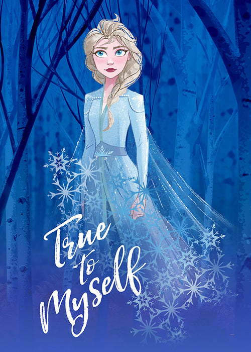 Wandbild - Frozen 2 Elsa true to myself