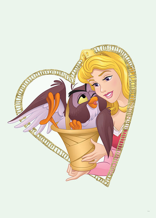 Wandbild - Aurora & Owl