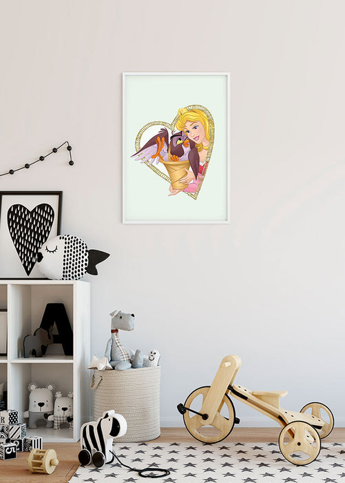 Wandbild - Aurora & Owl