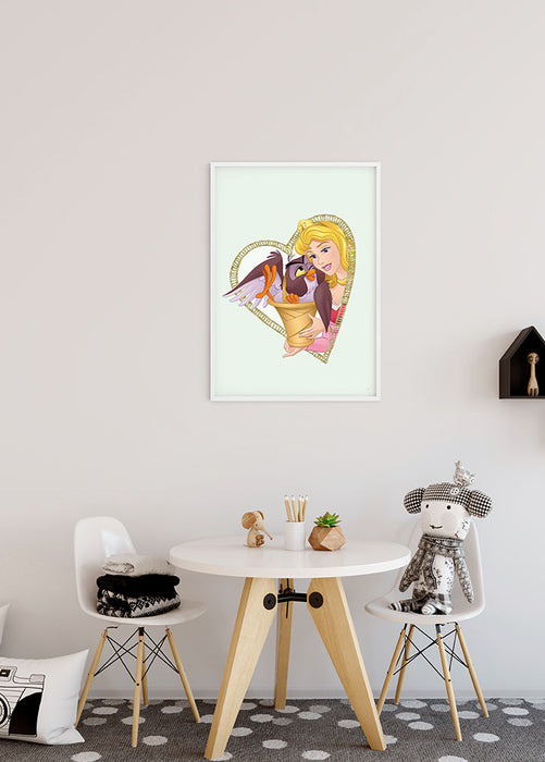 Wandbild - Aurora & Owl