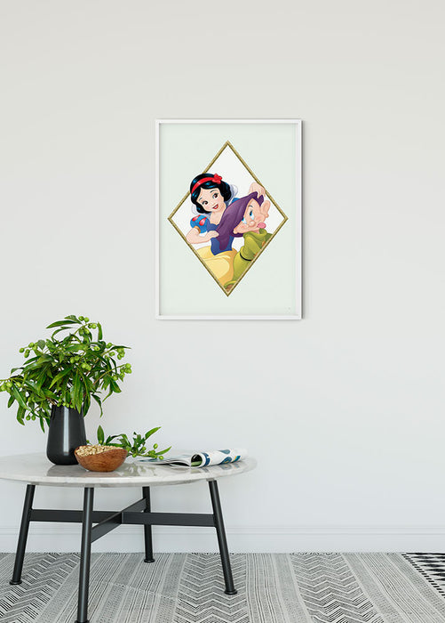 Wandbild - Snow White & Dopey