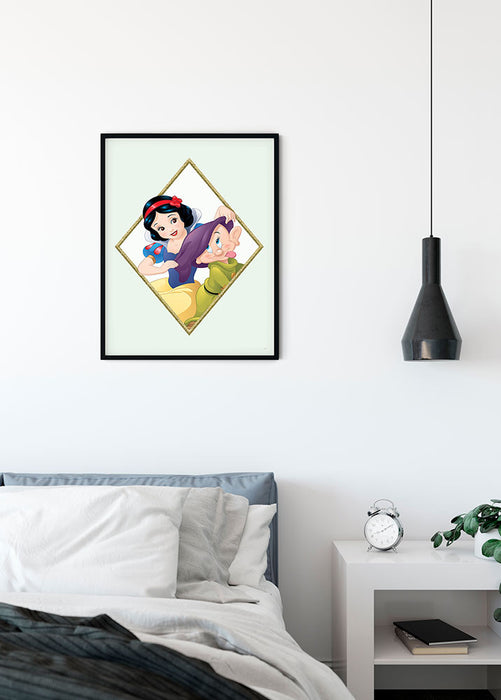 Wandbild - Snow White & Dopey