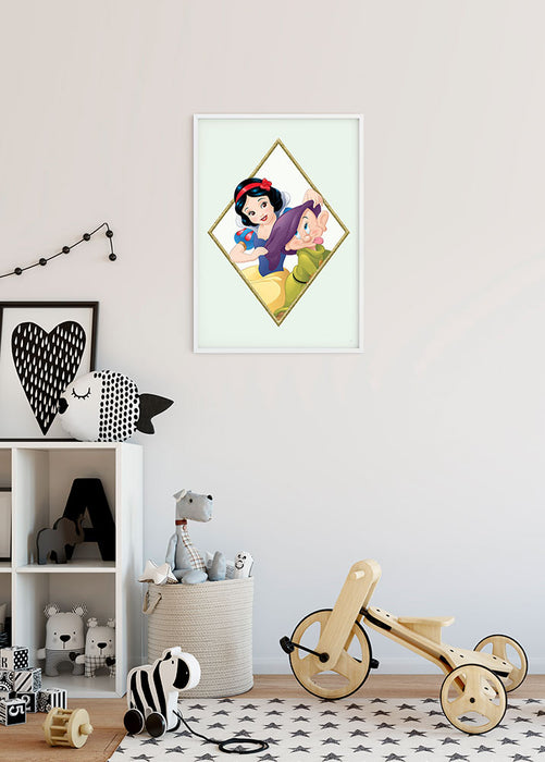 Wandbild - Snow White & Dopey