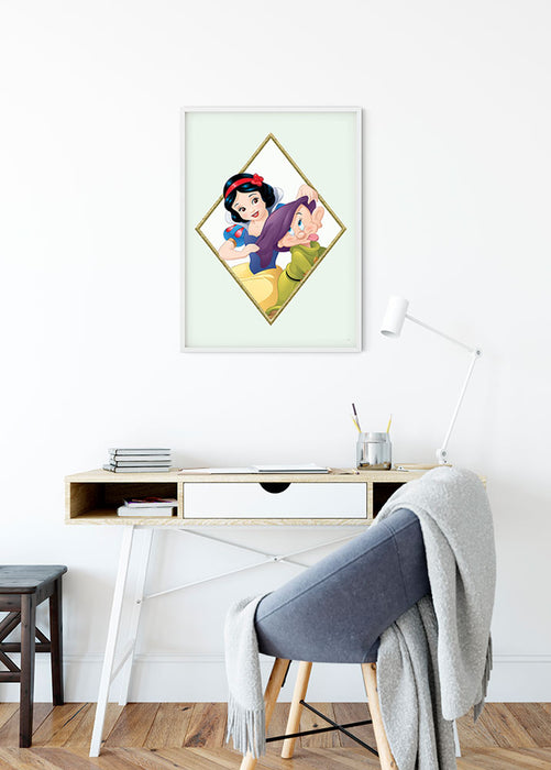 Wandbild - Snow White & Dopey