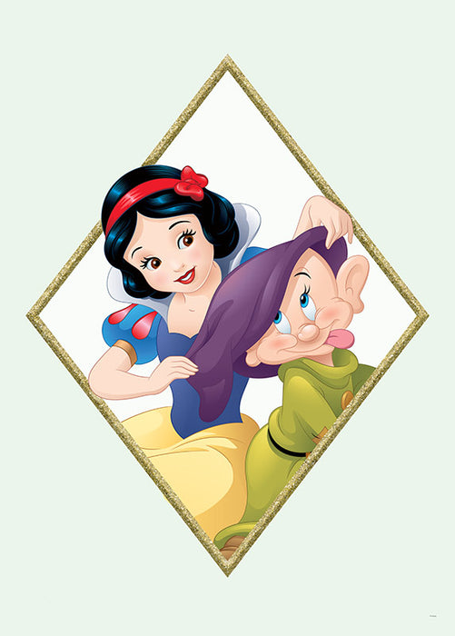 Wandbild - Snow White & Dopey