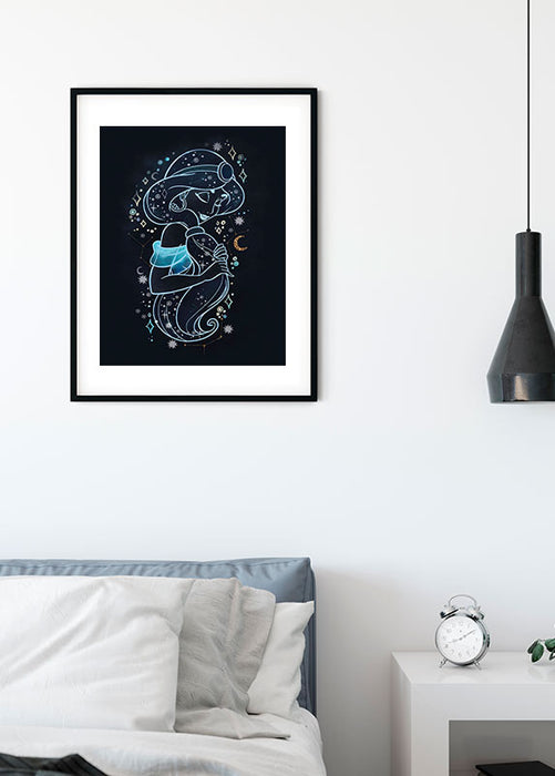 Komar NEU | Wandbild - Jasmin Stars - Größe 50 x 70 cm