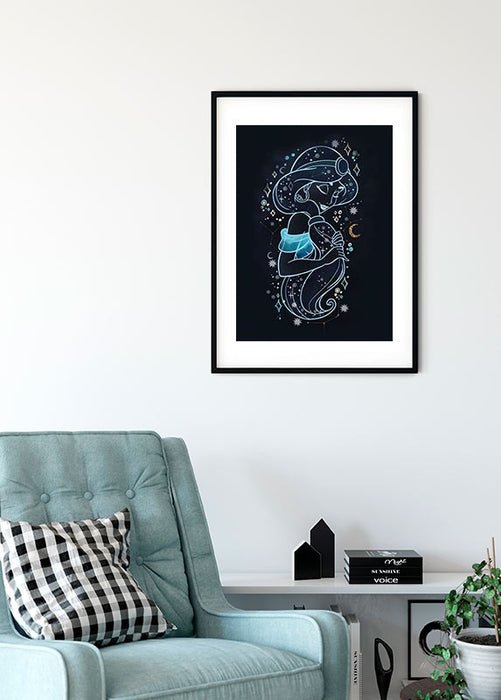 Komar NEU | Wandbild - Jasmin Stars - Größe 50 x 70 cm