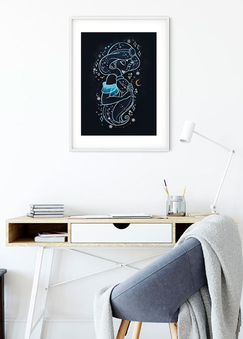 Komar NEU | Wandbild - Jasmin Stars - Größe 50 x 70 cm