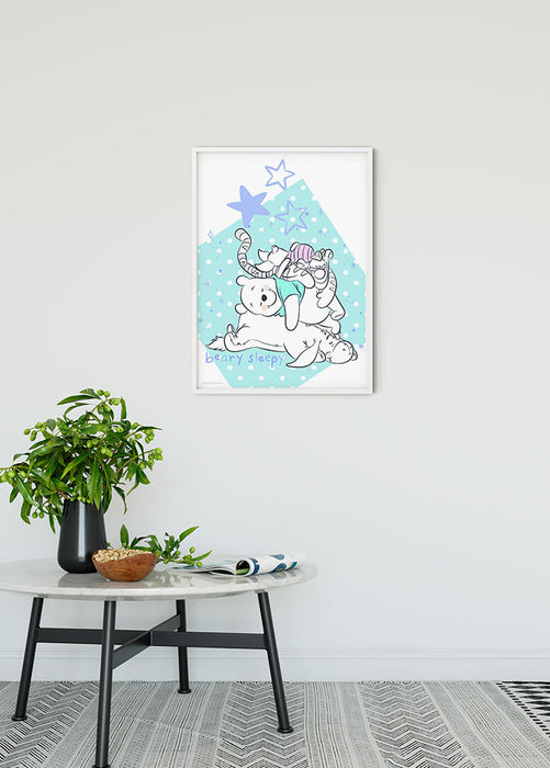 Wandbild - Winnie the Pooh Beary Sleepy