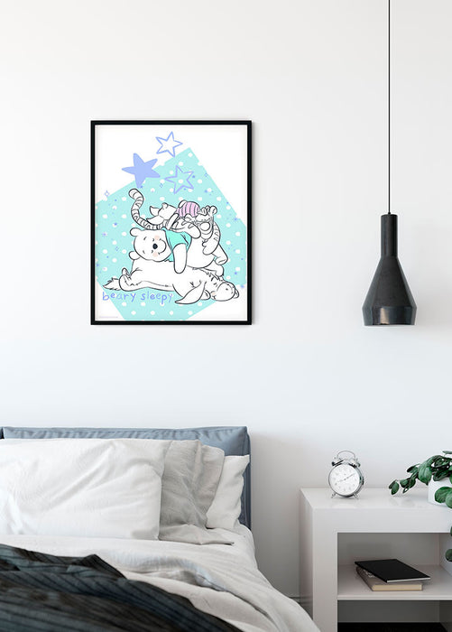 Wandbild - Winnie the Pooh Beary Sleepy