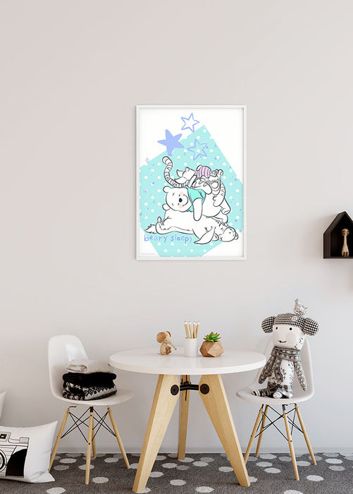 Wandbild - Winnie the Pooh Beary Sleepy
