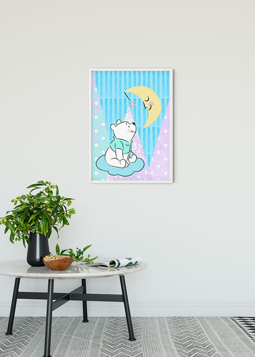 Wandbild - Winnie the Pooh Moon