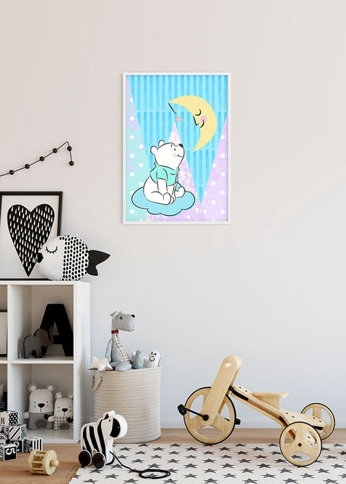 Wandbild - Winnie the Pooh Moon