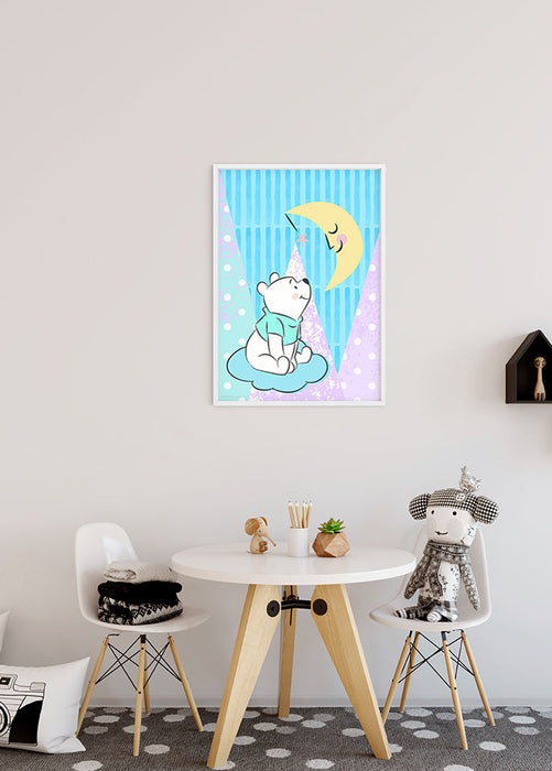 Wandbild - Winnie the Pooh Moon