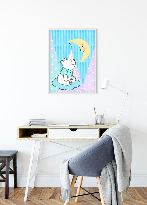 Wandbild - Winnie the Pooh Moon