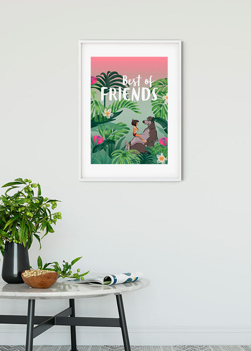 Wandbild - Jungle Book Best of Friends