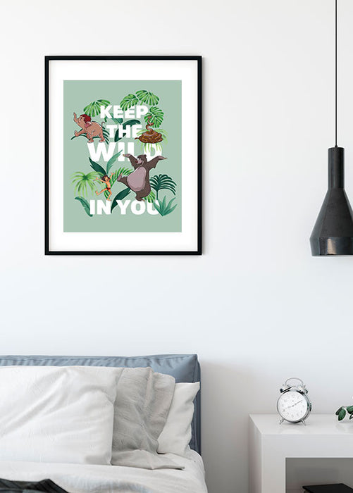 Komar NEU | Wandbild - Jungle Book Keep the Wild - Größe 50 x 70 cm