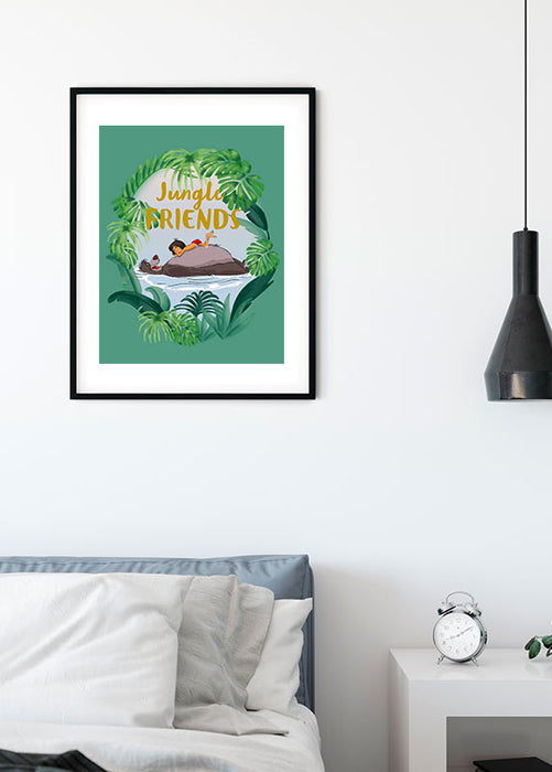 Wandbild - Jungle Book Friends