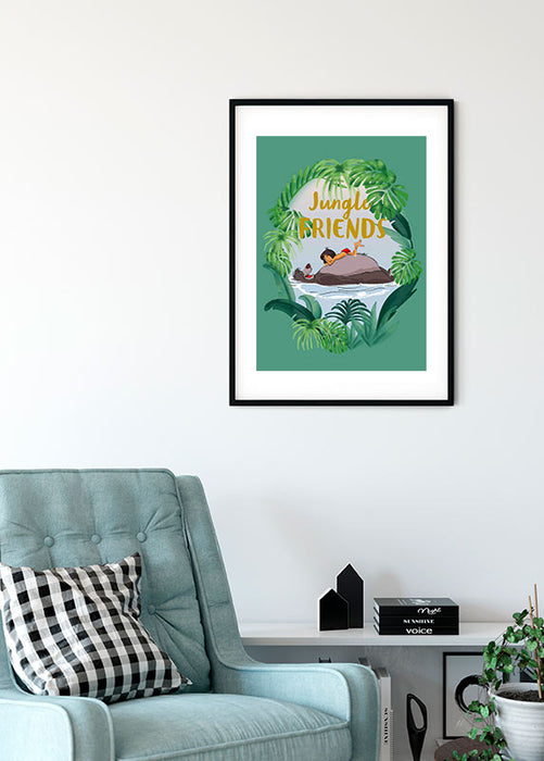 Komar NEU | Wandbild - Jungle Book Friends - Größe 40 x 50 cm