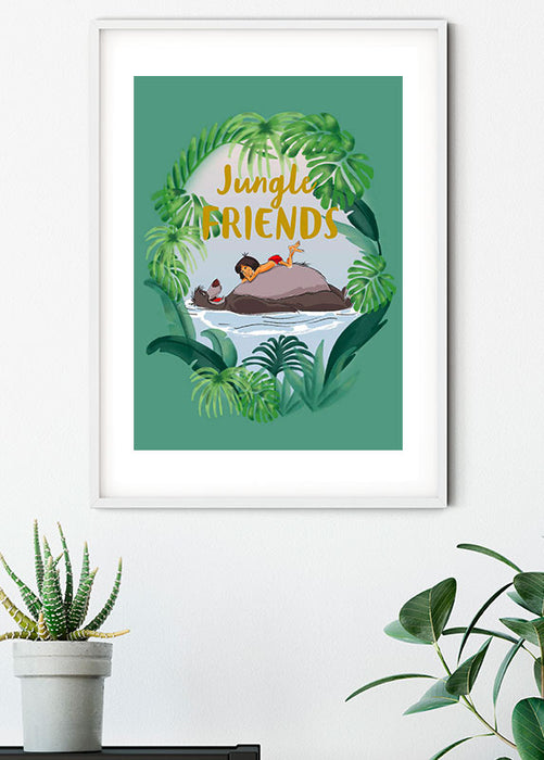 Wandbild - Jungle Book Friends