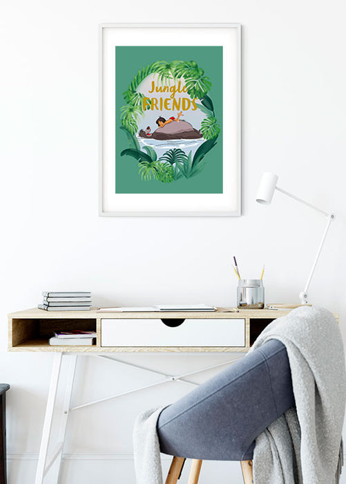 Komar NEU | Wandbild - Jungle Book Friends - Größe 30 x 40 cm