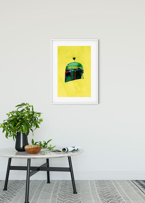 Komar NEU | Wandbild - Star Wars Classic Helmets Boba Fett - Größe 50 x 70 cm