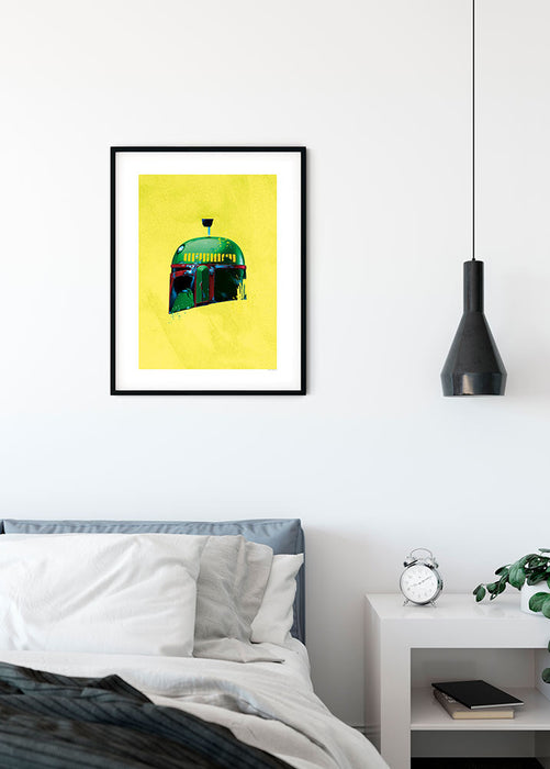 Komar NEU | Wandbild - Star Wars Classic Helmets Boba Fett - Größe 30 x 40 cm
