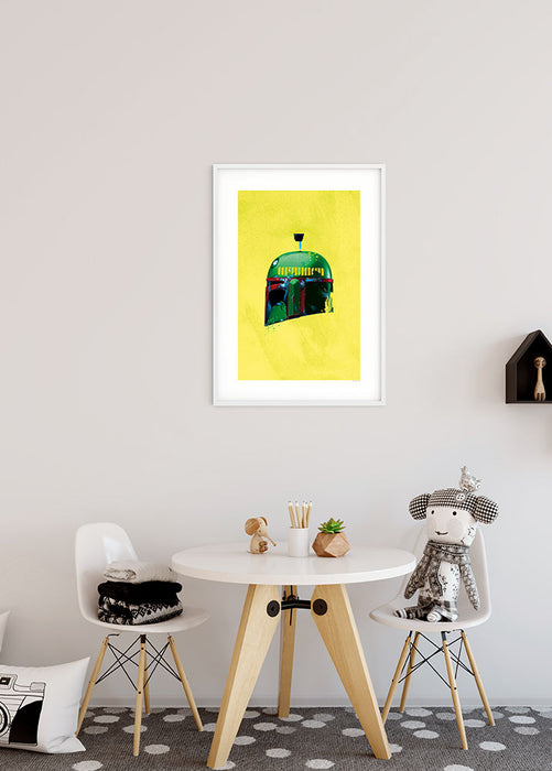 Komar NEU | Wandbild - Star Wars Classic Helmets Boba Fett - Größe 40 x 50 cm