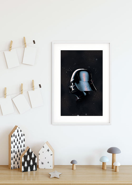 Wandbild - Star Wars Classic Helmets Vader