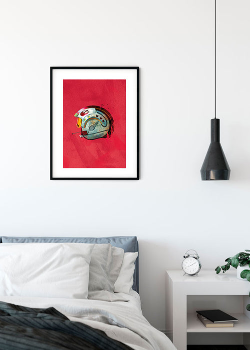Wandbild - Star Wars Classic Helmets Rebel Pilot