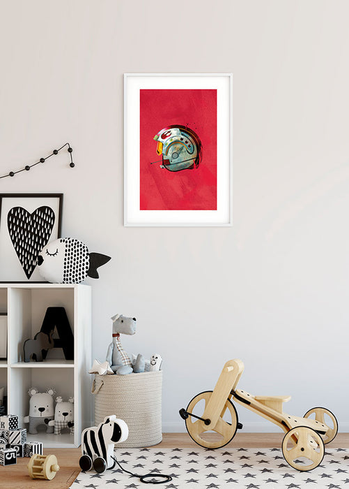Komar NEU | Wandbild - Star Wars Classic Helmets Rebel Pilot - Größe 30 x 40 cm
