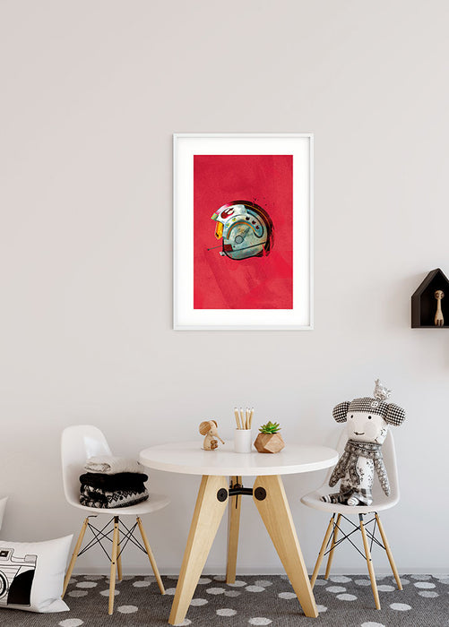 Wandbild - Star Wars Classic Helmets Rebel Pilot